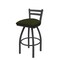 Holland Bar Stool Co 30" Low Back Swivel Bar Stool, Pewter Finish, Canter Pine Seat 41130PW010 - alternate 1